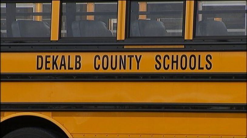 <p>DeKalb County School Bus</p>