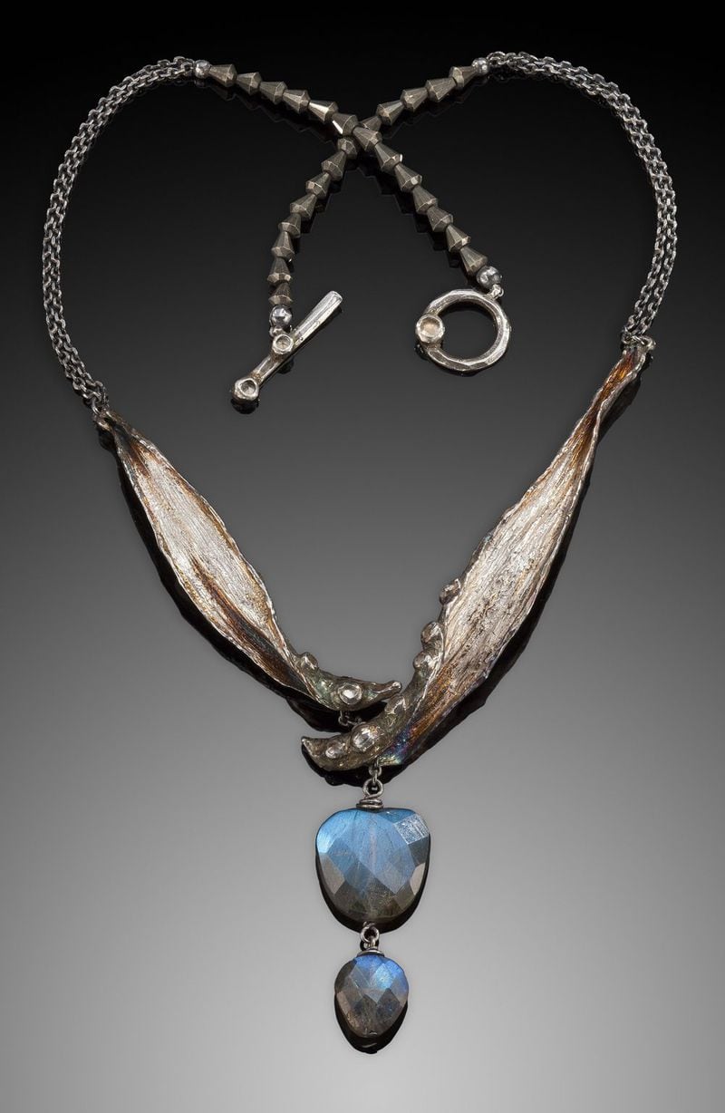 Kristi Hyde’s jewelry is equal parts feminine and edgy with hints of art nouveau and surrealism. Contributed by KristiHyde.com