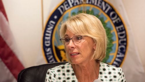 Secretary of Education Betsy DeVos says she wants changes to how campuses pursue sexual misconduct claims, saying, "That starts with having clear policies and fair processes that every student can rely on. Every survivor of sexual violence must be taken seriously, and every student accused of sexual misconduct must know that guilt is not predetermined.”