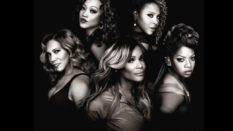 VH1 "Atlanta Exes" are Monyetta Shaw, Torrei Hart, Tameka Foster, Sheree Buchanan and Christina Johnson. CREDIT: VH1 publicity photo