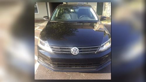 Police recovered the Volkswagen Jetta that was stolen from an Uber driver in southwest Atlanta on Tuesday morning.