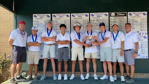 Johns Creek won the 2022 Class 6A golf championship, It was the shool's sixth consecutive title.