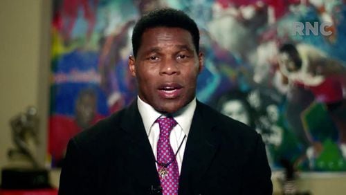 Herschel Walker, who has lived in Texas for years, registered to vote in Georgia on Aug. 17. He's considering running as a Republican to challenge U.S. Sen. Raphael Warnock. His high name recognition as a former University of Georgia football star, plus a likely endorsement from former President Donald Trump, would make him an early front-runner for the GOP nomination. (Photo Courtesy of the Committee on Arrangements for the 2020 Republican National Committee/Getty Images/TNS)