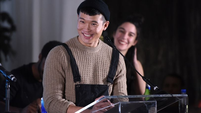 HOLLYWOOD, CA - FEBRUARY 21:  Joel Kim Booster attends Vulture x NeueHouse Present Comedians vs. Critics Awards Debate Live! at NeueHouse Los Angeles on February 21, 2019 in Hollywood, California.  (Photo by Vivien Killilea/Getty Images for New York Magazine)