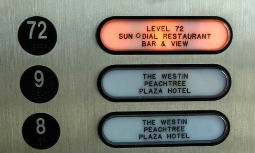 Westin Peachtree Plaza's scenic elevator reopens