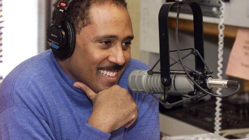 010206-ATLANTA, GA: Photo of V103 morning show host Frank Ski for living profile. To go with other photos of him at work and home. (PHIL SKINNER /staff). Frank Ski in 2004. AJC file photo