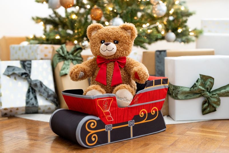 Kids can customize teddy bears and other plush toys online and pick up in-store at Build-A-Bear Workshop.
(Courtesy of Build-A-Bear Workshop)