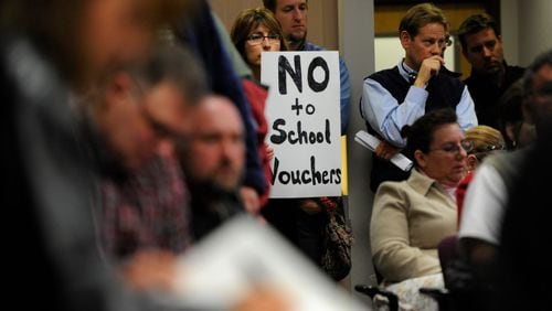 School vouchers are again being pushed in state legislatures, including Georgia, where the Republican leadership is advocating for Senate Bill 233.  A Cobb schools leader says the bill will hurt kids. (Karl Gehring/The Denver Post)