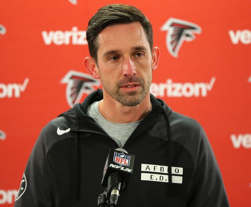 Falcons offensive coordinator Kyle Shanahan in 2017.