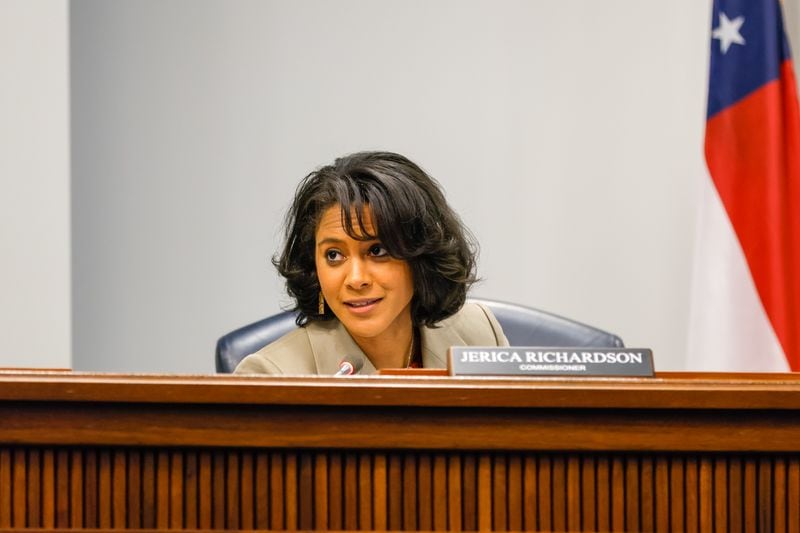 Jerica Richardson, a Democrat currently serving on the Cobb County Commission, will be featured on the "Politically Georgia" show. (Arvin Temkar/arvin.temkar@ajc.com)