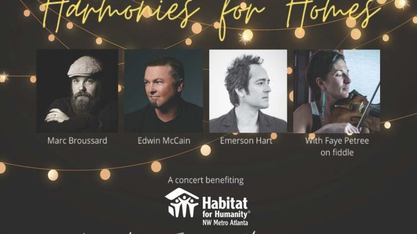 A musical fundraising event will be held June 27 for Habitat for Humanity of NW Metro Atlanta. (Courtesy of Habitat for Humanity)