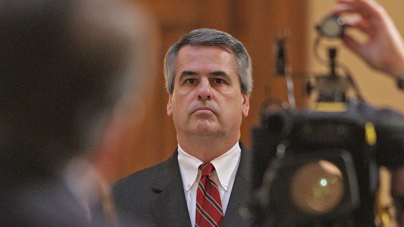 Rick Dent, seen here in 2006, was Gov. Zell Miller's press secretary in 1994. "Society was fed up with the revolving door," Dent said in a recent interview, but "there was no way anyone could ever say Zell Miller was soft on crime." (JOHN SPINK/AJC staff)