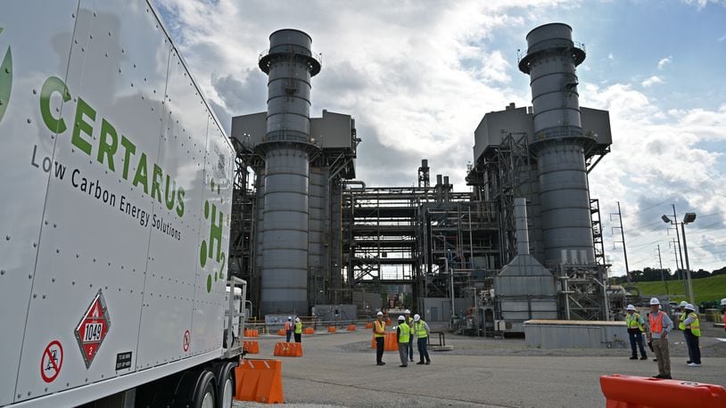 Exterior of Georgia Power’s Plant McDonough-Atkinson, where a group of engineers conducted a test where to burn hydrogen using existing infrastructure, on Wednesday, June 8, 2022. Southern Company, the parent company of Georgia Power, is joining many of the Southeast’s largest utilities to launch joint bid to bring a hydrogen hub to the region. (Hyosub Shin / Hyosub.Shin@ajc.com)