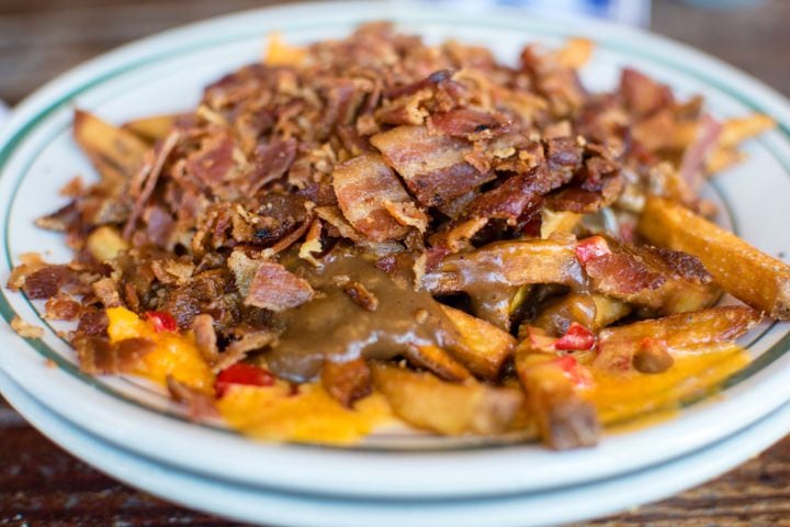 The Imperial in Oakhurst goes all in with their Poutine de Georgia, french fries topped with pimiento cheese, beef gravy and bacon. CONTRIBUTED BY HENRI HOLLIS