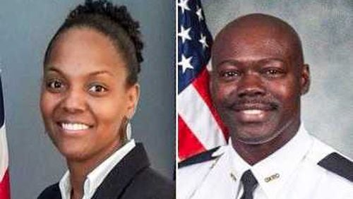 Maj. Sonya Porter and Maj. Tony Caltin have been promoted to assistant chief positions in DeKalb County police.