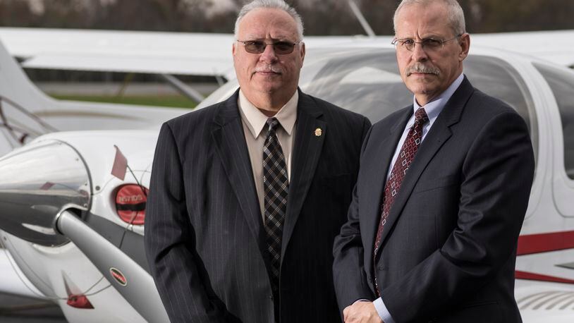 Javier Pena and Steve Murphy a quarter century after the Pablo Escobar capture. CREDIT: Special from Steve Murphy