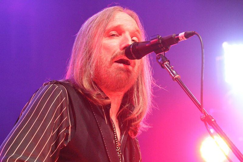 Tom Petty seemed thoroughly content on stage with his old Mudcrutch pals. Photo: Melissa Ruggieri/AJC