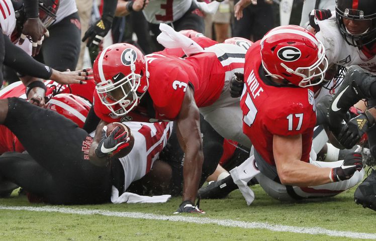 Photos: Bulldogs pile up points in rout of Arkansas State