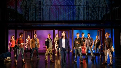 The national touring cast of "If/Then." Photo: Joan Marcus
