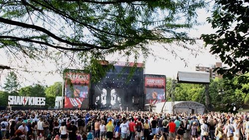 The Shaky Knees Music Festival took place May 3-5 at Atlanta's Central Park. On its final day, the indie-rock fest featured performances from Foals, Maggie Rogers, Tame Impala and many more. Photo: Melissa Ruggieri/Atlanta Journal-Constitution