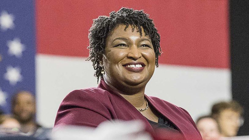 Stacey Abrams, who last year lost a close race for Georgia governor, is considering her next step. The Democrat could make a run for the U.S. Senate in 2020 or launch another bid for governor in 2022. But a race for the White House next year “is definitely on the table,” she said. (ALYSSA POINTER/ALYSSA.POINTER@AJC.COM)