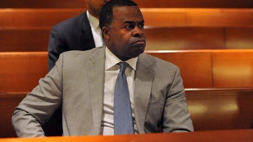 What's a nice mayor like Kasim doing in a place like this? (Actually, Wednesday was the second time Mayor Reed showed up in Municipal Court to demonstrate how serious the city is about taking down alleged slum lords such as Rick Warren. On May 18, when this photo was taken, Warren's trial was delayed.) KENT D. JOHNSON /KDJOHNSON@AJC.COM