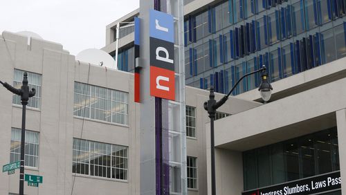FILE - The headquarters for National Public Radio (NPR) stands on North Capitol Street on April 15, 2013, in Washington. A National Public Radio editor who wrote an essay criticizing his employer for promoting liberal reviews resigned on Wednesday, April 17, 2024, a day after it was revealed that he had been suspended. (AP Photo/Charles Dharapak, File)