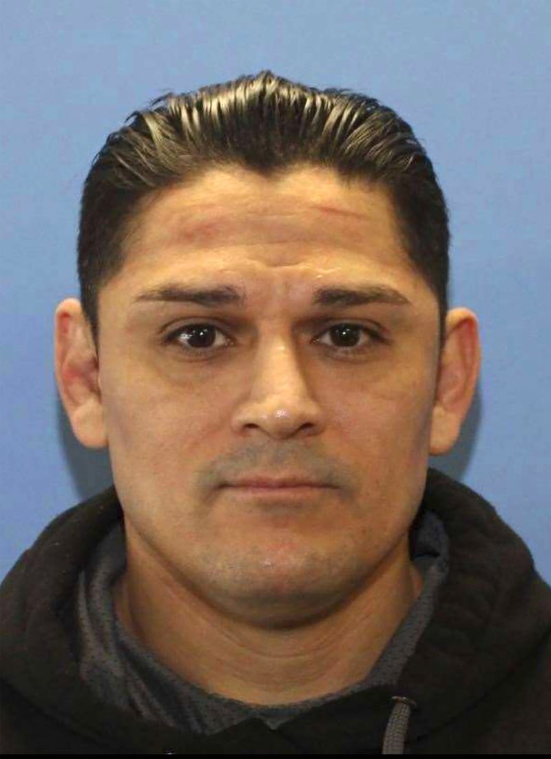 This image provided by the West Richland Police Department shows Elias Huizar. Huizar, a former Washington state police officer, was on the run Tuesday, April 23, 2024, after killing two people, including his ex-wife, who had recently obtained a protection order against him, authorities said. The Washington State Patrol late Monday issued an alert that the ex-Yakima officer had fled with 1-year-old Roman Huizar. (West Richland Police Department via AP)