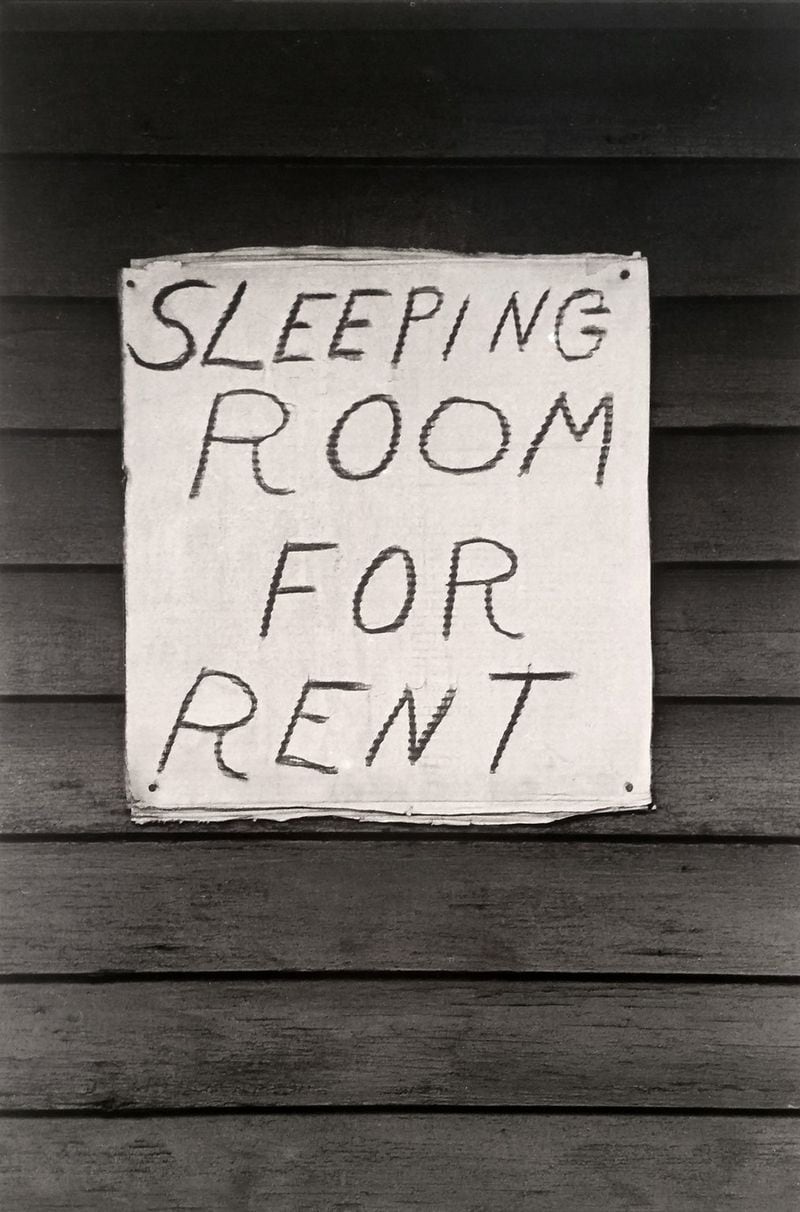 Rusty Miller’s photograph “Untitled (#1072, Sleeping Room for Rent)” appears in the Swan Coach House Gallery group exhibition “Reconstructions.”