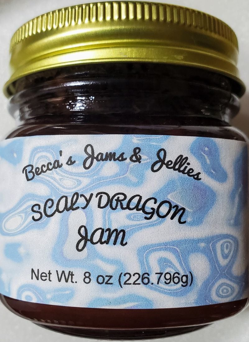 Scaly Dragon jam from Becca’s Jams & Jellies. CONTRIBUTED BY REBECCA GALATE 