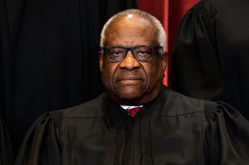 Momentum is building behind an effort to honor U.S. Supreme Court Justice Clarence Thomas, a native of Georgia, with a statue on the grounds of the state Capitol. (Erin Schaff/Pool/Getty Images/TNS)