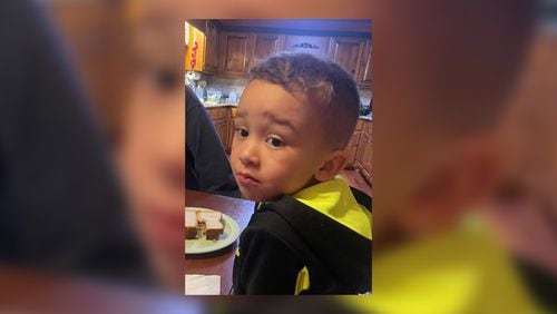Brayden Dobbs, 4, was taken from his father's home by his mother, Anitritte Dobbs, and an unknown man, according to authorities. His father was shot early Friday morning. (Credit: GBI)