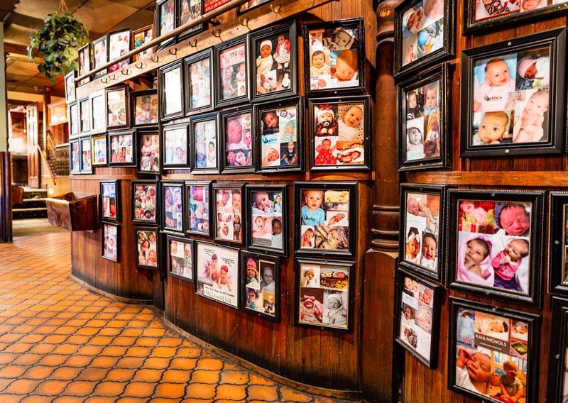 Scalini’s features a wall of pictures showing what are known as Eggplant Babies. CONTRIBUTED BY HENRI HOLLIS