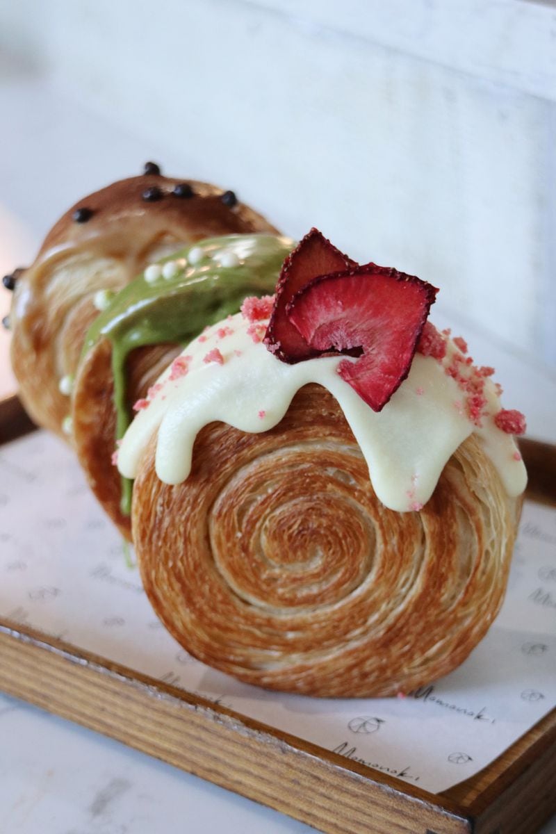 Circular croissants from the menu of Momo Cafe. / Courtesy of Momo Cafe