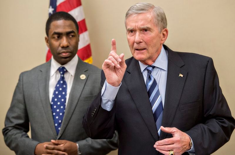 DeKalb interim CEO Lee May hired attorney Mike Bowers to root out corruption, but took umbrage with his letter calling the county "rotten to the core." JONATHAN PHILLIPS / SPECIAL