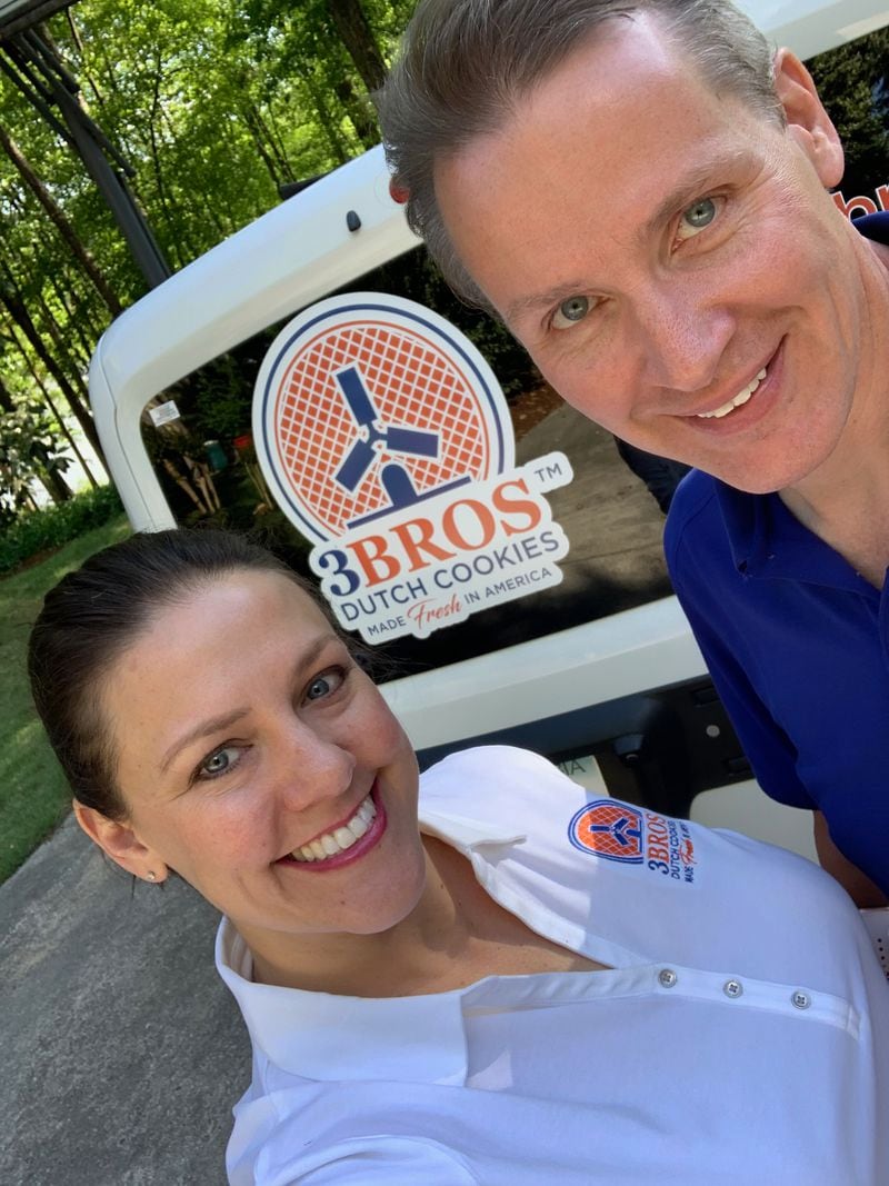 Leslie and Guido Vliegen founded 3Bros Cookies in 2019. They named the company in honor of their three sons. Courtesy of 3Bros Cookies