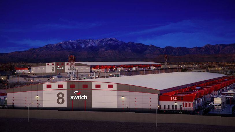 A rendering of a Switch data center. SPECIAL