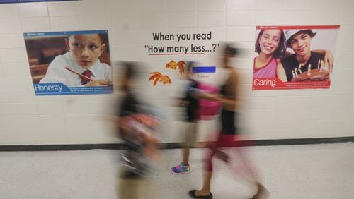 President Donald Trump’s proposed budget includes steep cuts in federal spending for edcuation. Georgia’s programs, including free school lunch for poor students, could see reductions. JOHN SPINK /JSPINK@AJC.COM