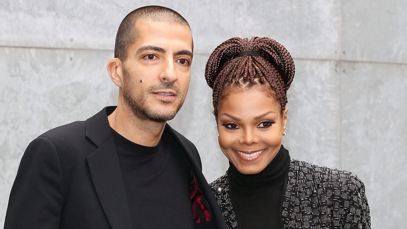 Wissam al Mana (L) and Janet Jackson reportedly split months after welcoming their first child together, son Eissa.