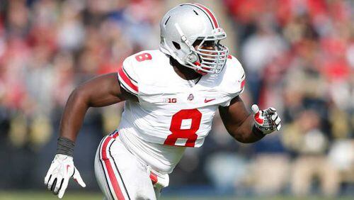 Former Ohio State defensive end Noah Spence. (Associated Press)