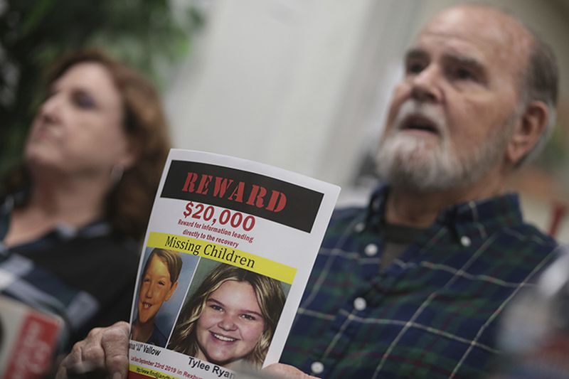 Grandparents Kay and Larry Woodcock  are offering $20,000 for information that leads to the recovery of Joshua Vallow and Tylee Ryan, who were last seen in September.