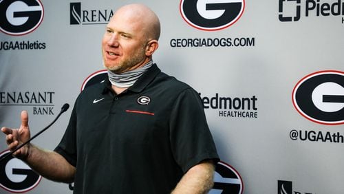 Georgia special teams coordinator Scott Cochran during a video press conference at the Butts-Mehre Heritage Hall in Athens, Ga., on Friday, Aug. 21, 2020. (Photo by Tony Walsh)