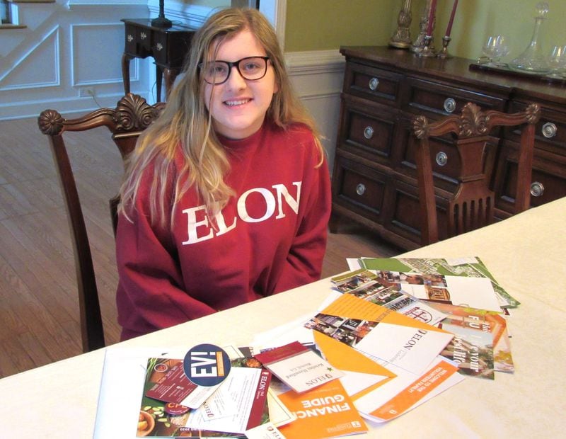 Roswell High School senior Kristine Hanniford plans to study psychology at Elon University. 