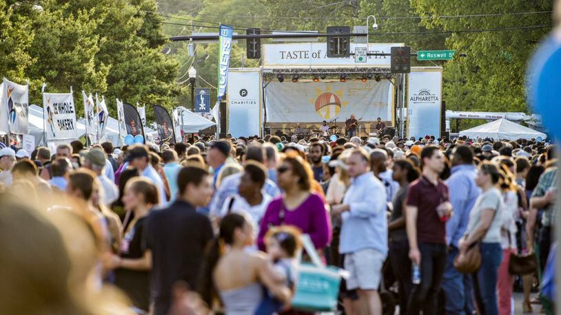 Alpharetta is accepting proposals from experienced event management vendors interested in spearheading the city’s highly popular Taste of Alpharetta. (Courtesy City of Alpharetta)