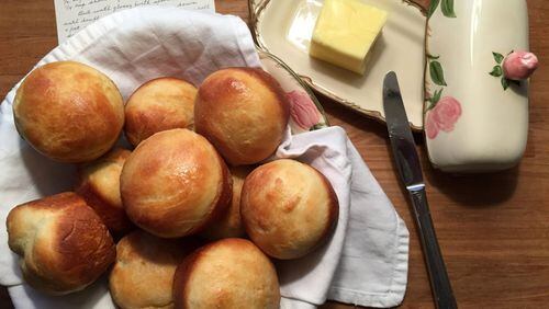 “Rolls Good + Easy,” tender and always served warm with lots of butter. (Bethany Jean Clement/The Seattle Times/TNS)