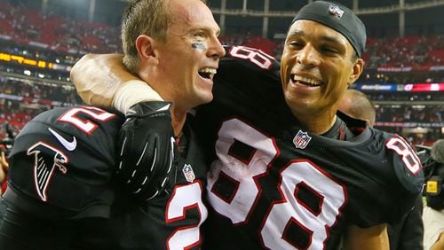 9: Before hooking up with Falcons quarterback Matt Ryan in 2008, Tony Gonzalez worked with a string of quarterbacks in Kansas City -- seven total over 12 seasons. Chris Redman subbed for Ryan for two games over four years in Atlanta.