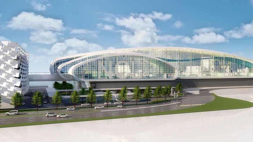 Norwegian Cruise Line revealed renderings for a planned new terminal at PortMiami that, if approved, would open in fall 2019. (Barmello, Ajamil and Partners/TNS)