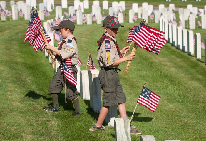 PHOTOS: 052619 scout flags