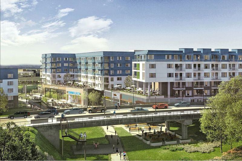 The Edge complex is the newest Beltline project between Edgewood and DeKalb avenues. 