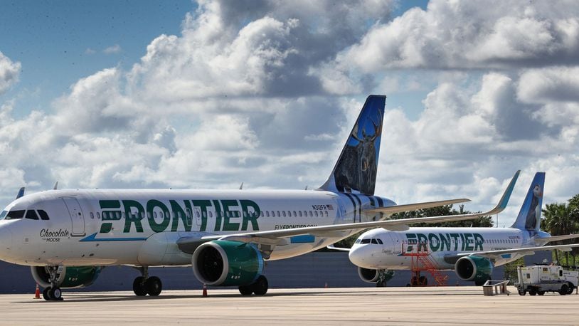 A Frontier Airlines flight had to make an emergency landing in Atlanta after a man was found with a box cutter, the airline confirmed.